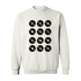 thumbnail image 1 of Vinyl Records Set Sweatshirt Men -Image by Shutterstock, Male 3X-Large, 1 of 4
