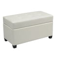 thumbnail image 1 of Vinyl Rectangular Storage Ottoman, Multiple Colors, 1 of 4