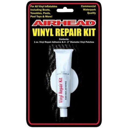 Vinyl Repair Kit for Inflatables Including Boats, Towables, Pools, Pool Toys and More by Kwik Tek AHRK-1