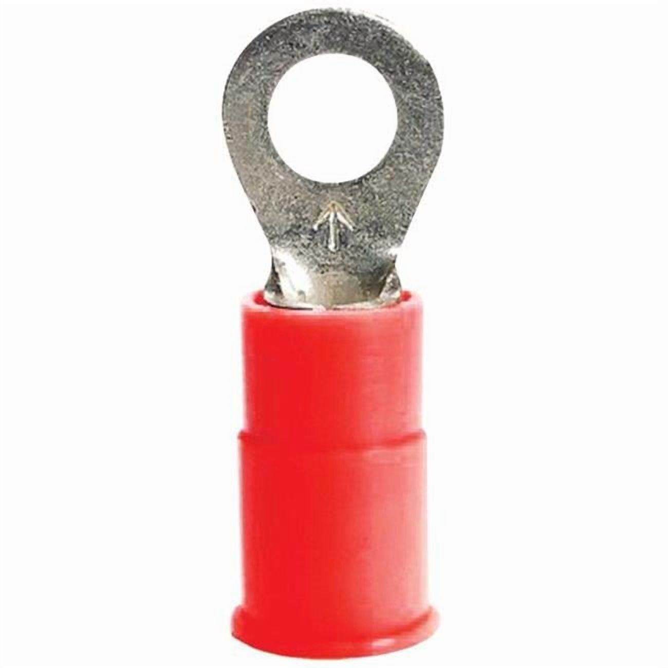 Vinyl Ring Terminal -22 - 18 Gauge; 8; 100 Pk