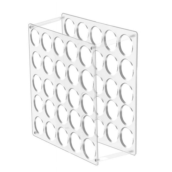 Vinyl Roll Storage Rack with 25 Holes, Vinyl Roll Holder for Craft Room, 12Inch x 12Inch, 2Inch Holes (1 Pack)