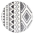 thumbnail image 1 of Vinyl Round Tablecover with Floral Bohemian Print, 44 Inch Elastic Edge Fits 38-42 Inch Tables, 1 of 7