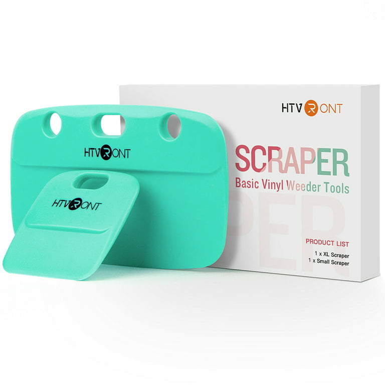 Vinyl Scraper - 2Pack Scraper Tools for Vinyl,Craft Weeder Vinyl Tool Kit  Basic Tool-Scraper for Cricut 