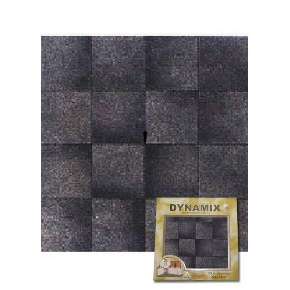 Vinyl Self Stick Floor Tile 5744 - 1 Box Covers 20 Sq. Ft., Self-Adhesive Vinyl Tile - Peel & Stick By Home Dynamix