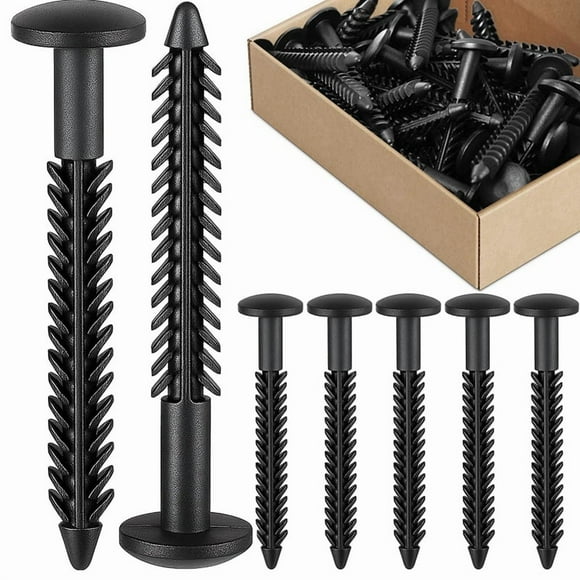 Vinyl Shutter Fasteners for Window Outside, Plastic Shutter Screws Exterior Window Shutter Pin Pegs 26PCS,26 x Shutter Screws Exterior,Black