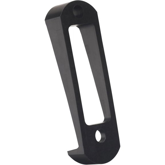 Vinyl Siding Angle Adjustment Mount Compatible with Security Video Doorbell, Video Doorbell for 4"" Standard Vinyl, Black