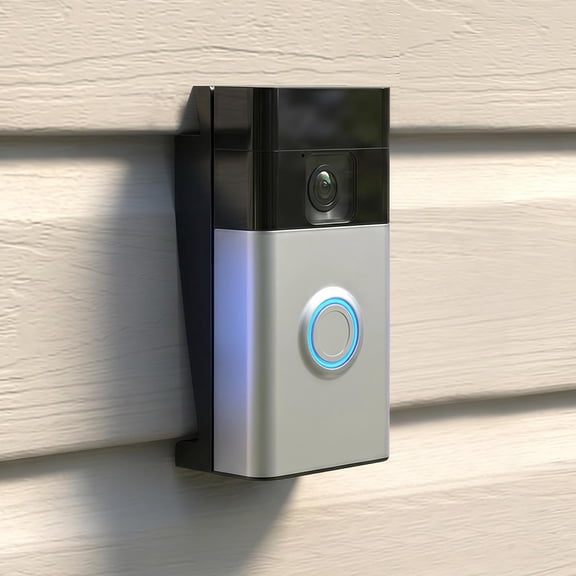 Vinyl Siding Angle Adjustment Mount for Video Doorbell(2nd Gen 2020/2024 Release)/1/2/3/4, Doorbell Siding Mount for Battery Doorbell Plus(2023)/Pro(2024), for 4" Standard Siding
