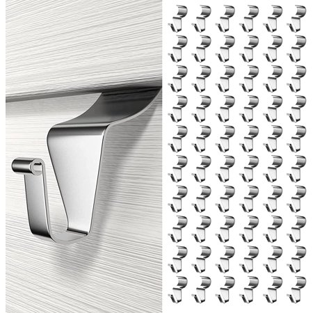 Vinyl Siding Hooks (10 Pack), Heavy Duty Stainless Steel Low Profile No Hole Hanger