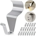 thumbnail image 1 of Vinyl Siding Hooks Hanger (10/15/20 Pack), Heavy Duty Siding Clips for Hanging on Patio, No-Hole Needed Stainless Steel Siding Clips to Decor Wreath Things for Horizontal Vinyl Siding, 1 of 7
