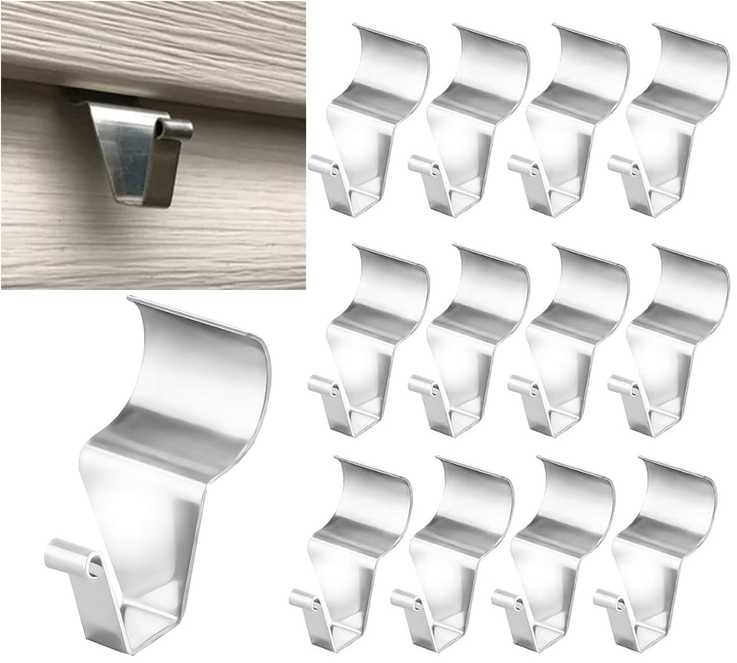 Vinyl Siding Hooks Hangers, NoHole Needed Heavy Duty Vinyl Siding
