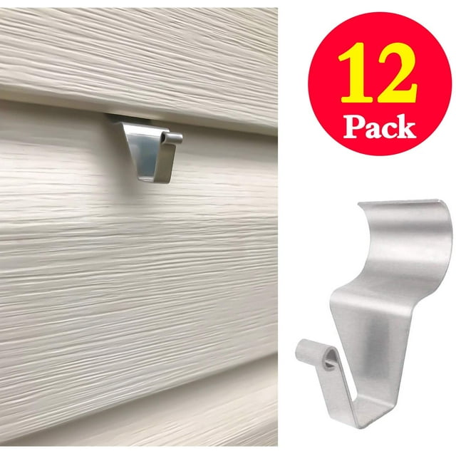 Vinyl Siding Hooks for Hanging, No Nails & Screws Needed Siding Hooks