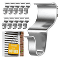 VinylSiding Hooks for Hanging Outdoor, Upgrade Heavy Duty Hooks for