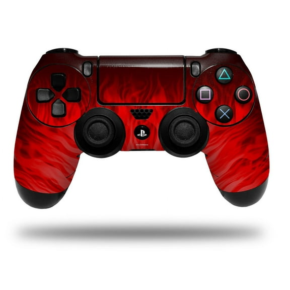 Vinyl Skin Wrap for Sony PS4 Dualshock Controller Fire Red (CONTROLLER NOT INCLUDED)