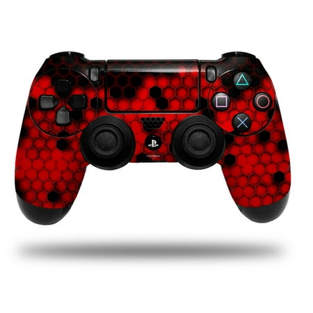 Vinyl Skin Wrap for Sony PS4 Dualshock Controller HEX Red (CONTROLLER NOT INCLUDED)