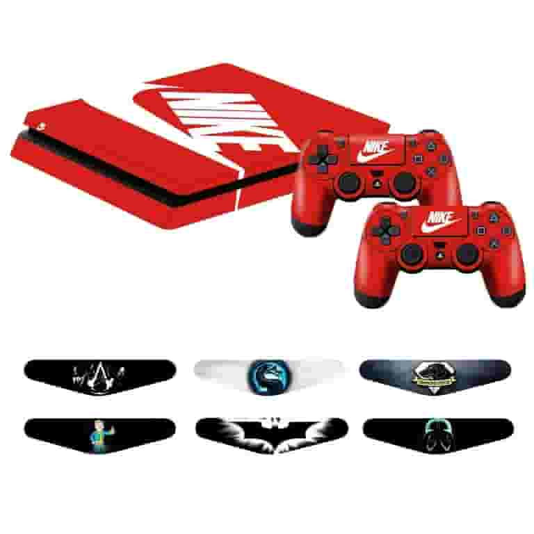 Vinyl Skin for Sony PS4 Slim Console and Dualshock Controllers