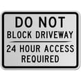 thumbnail image 1 of Vinyl Stickers - 24 Hour Access Required Sign A1 - Safety and Warning Warehouse Signs Stickers - 13" x 9" - 6 Pack, 1 of 5