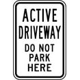 thumbnail image 1 of Vinyl Stickers - Active Driveway Sign C4 - Safety and Warning Warehouse Signs Stickers - 18" x 24" - 10 Pack, 1 of 5