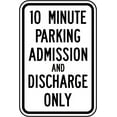 thumbnail image 1 of Vinyl Stickers - Admission and Discharge Only Sign D2 - Safety and Warning Warehouse Signs Stickers - 3.5" x 5" - 6 Pack, 1 of 5