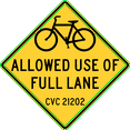thumbnail image 1 of Vinyl Stickers - Bike Lane, San Francisco - Safety and Warning Warehouse Signs Stickers - 3.5" x 5" - 3 Pack, 1 of 5