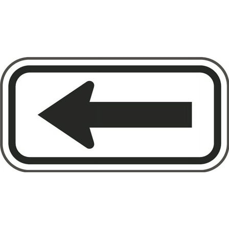 Vinyl Stickers - Black Arrow Sign H2 - Safety and Warning Warehouse Signs Stickers - 3.5" x 5" - 3 Pack