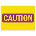 thumbnail image 1 of Vinyl Stickers - Caution Radiation Sign - Process Hazards - Safety and Warning Warehouse Signs Stickers - 13" x 9" - 6 Pack, 1 of 5