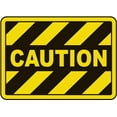 thumbnail image 1 of Vinyl Stickers - Caution Sign L9 - Safety and Warning Warehouse Signs Stickers - 13" x 9" - 3 Pack, 1 of 5