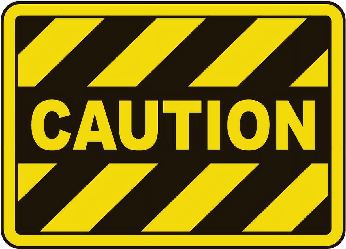 Vinyl Stickers - Caution Sign L9 - Safety and Warning Warehouse Signs ...
