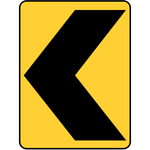 Vinyl Stickers - Chevron Alignment - Safety and Warning Warehouse Signs ...