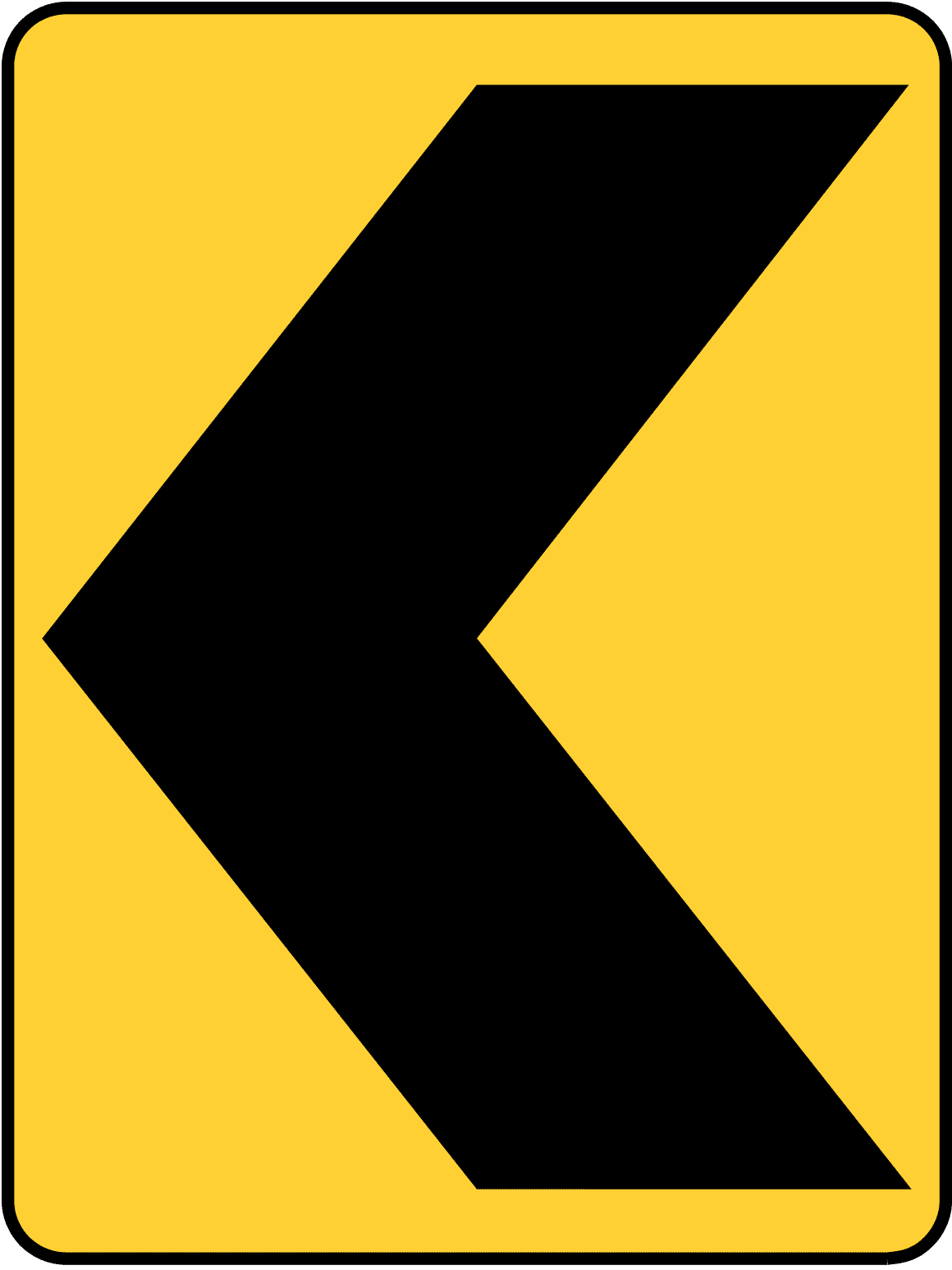 Vinyl Stickers - Chevron Alignment - Safety and Warning Warehouse Signs ...
