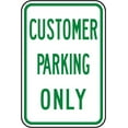 thumbnail image 1 of Vinyl Stickers - Customer Parking Only Sign 1 - Safety and Warning Warehouse Signs Stickers - 13" x 9" - 6 Pack, 1 of 5