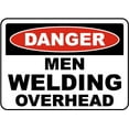 thumbnail image 1 of Vinyl Stickers - Danger Men Welding Overhead Sign - Safety and Warning Warehouse Signs Stickers - 13" x 9" - 3 Pack, 1 of 5