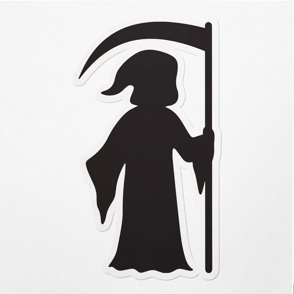 Vinyl Stickers Decals Of Grim Reaper Silhouette - Waterproof - Apply On Any  Smooth Surfaces Indoor Outdoor Bumper Tumbler Wall Laptop Phone Skateboard  Cup Glasses Car Helmet MugANDVER301053aBL070223 - Walmart.com, image size:1000x1000