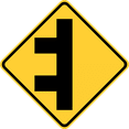 thumbnail image 1 of Vinyl Stickers - Double Side Roads - Safety and Warning Warehouse Signs Stickers - 24" x 30" - 3 Pack, 1 of 5