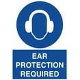 thumbnail image 1 of Vinyl Stickers - Ear Protection Required Sign E5 - Safety and Warning Warehouse Signs Stickers - 10" x 7" - 6 Pack, 1 of 5