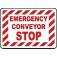 thumbnail image 1 of Vinyl Stickers - Emergency Conveyor Start Sign - Safety and Warning Warehouse Signs Stickers - 3.5" x 5" - 10 Pack, 1 of 5