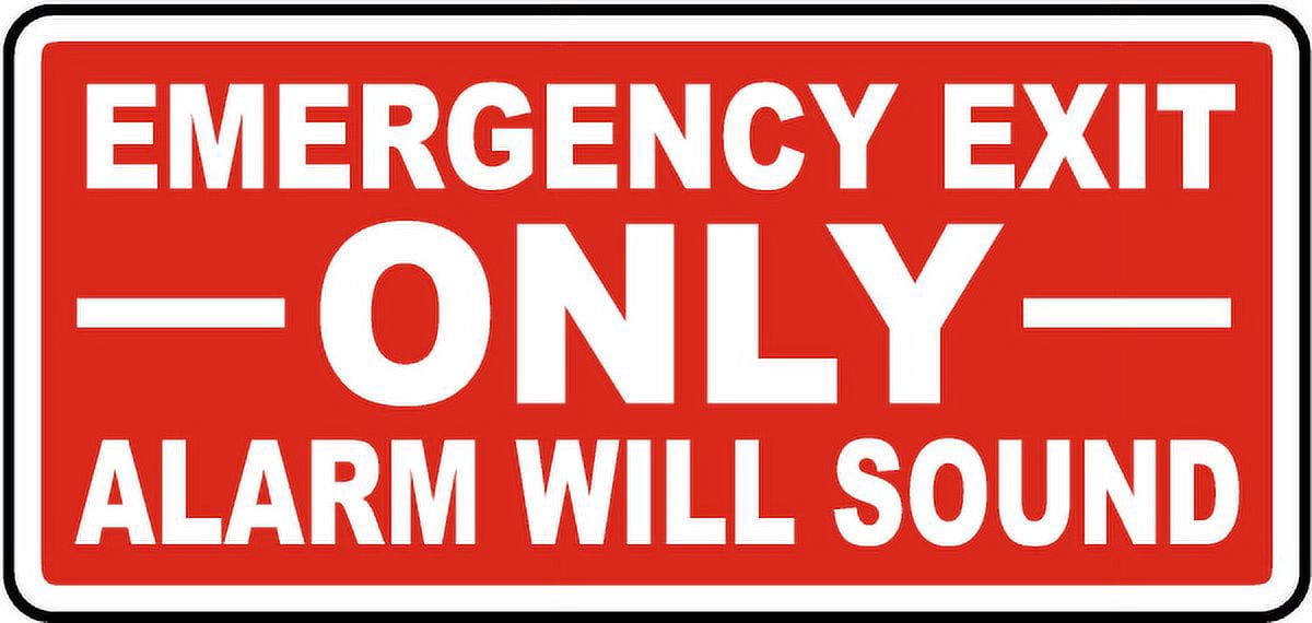 Vinyl Safety & Warning Stickers Bundle – 6-Pack 3.5x5 Inch Signs, Emergency Shut-Off, No Parking, Made In USA