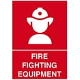 thumbnail image 1 of Vinyl Stickers - Fire Fighting Equipment Sign - Safety and Warning Warehouse Signs Stickers - 3.5" x 5" - 10 Pack, 1 of 5