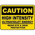 thumbnail image 1 of Vinyl Stickers - High Intensity Ultraviolet Light Sign W5 - Safety and Warning Warehouse Signs Stickers - 18" x 24" - 10 Pack, 1 of 5