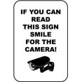 thumbnail image 1 of Vinyl Stickers - If You Can Read This Smile Sign - Safety and Warning Warehouse Signs Stickers - 10" x 7" - 6 Pack, 1 of 5