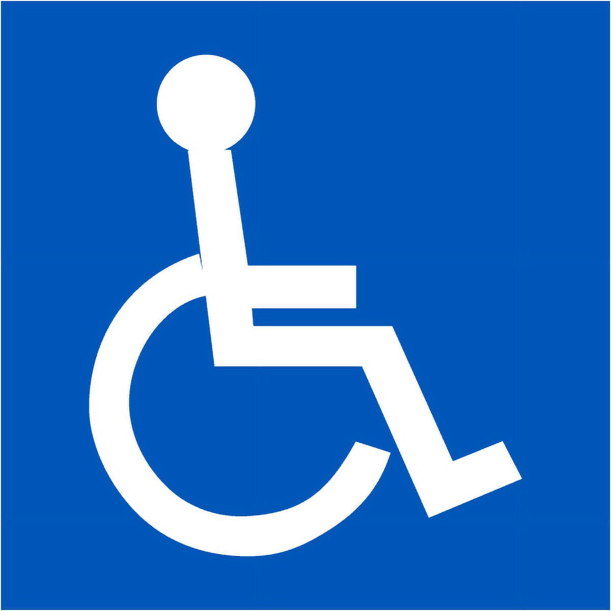 Vinyl Stickers International Symbol of Accessibility Sign Y9 Safety and Warning Warehouse
