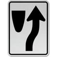 thumbnail image 1 of Vinyl Stickers - Keep Right Sign 2 - Safety and Warning Warehouse Signs Stickers - 13" x 9" - 10 Pack, 1 of 5