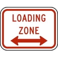 thumbnail image 1 of Vinyl Stickers - Loading Zone - Safety and Warning Warehouse Signs Stickers - 3.5" x 5" - 3 Pack, 1 of 5