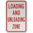 thumbnail image 1 of Vinyl Stickers - Loading and Unloading Zone Sign - Safety and Warning Warehouse Signs Stickers - 18" x 24" - 3 Pack, 1 of 5