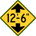 thumbnail image 1 of Vinyl Stickers - Low Clearance - Safety and Warning Warehouse Signs Stickers - 3.5" x 5" - 6 Pack, 1 of 5