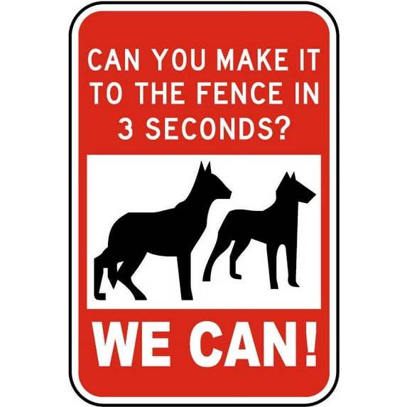 Vinyl Stickers - Make It to The Gate in 3 Seconds Sign E3 - Safety and Warning Warehouse Signs Stickers - 13" x 9" - 6 Pack