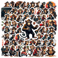 thumbnail image 1 of Vinyl Stickers Monkey Themed Waterproof Stickers Decorative Stickers for Notebooks Suitcases Laptops, 1 of 8