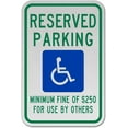 thumbnail image 1 of Vinyl Stickers - Nevada Accessible Parking Sign - Safety and Warning Warehouse Signs Stickers - 3.5" x 5" - 10 Pack, 1 of 5