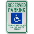 thumbnail image 1 of Vinyl Stickers - New Mexico Reserved Parking Sign - Safety and Warning Warehouse Signs Stickers - 3.5" x 5" - 10 Pack, 1 of 5