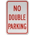 thumbnail image 1 of Vinyl Stickers - No Double Parking Sign I1 - Safety and Warning Warehouse Signs Stickers - 18" x 24" - 6 Pack, 1 of 5