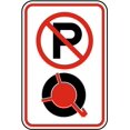 thumbnail image 1 of Vinyl Stickers - No Parking Violators Booted Sign G2 - Safety and Warning Warehouse Signs Stickers - 18" x 24" - 3 Pack, 1 of 5